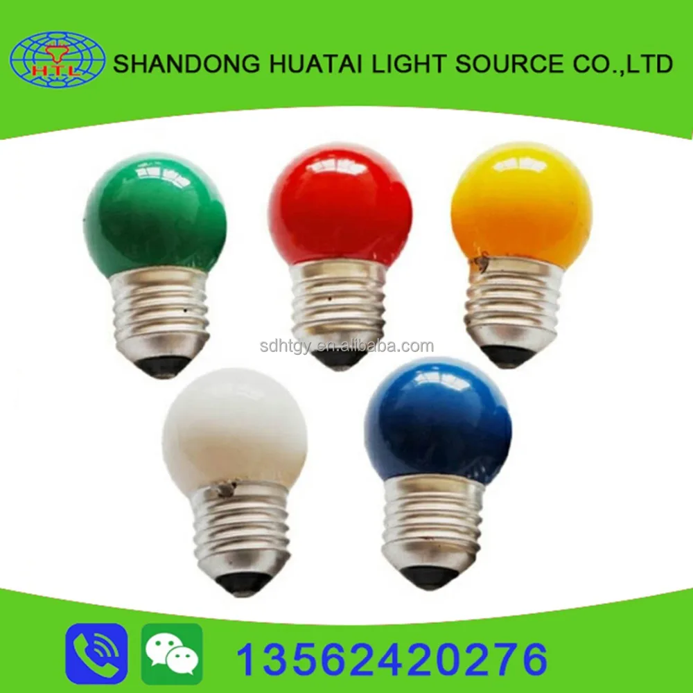 
G45 colour bulb 60W E27 incandescent bulb 