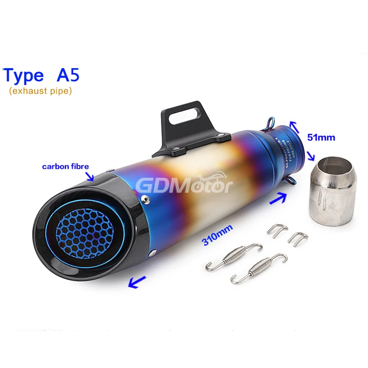 Custom Racing 600cc Motorcycle Exhaust