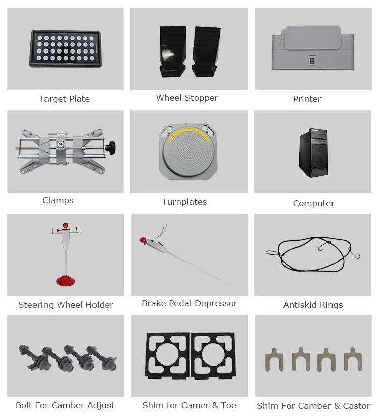 battle axe 3d 4 wheel alignment system with freely parts approved by 3d alignment dealer