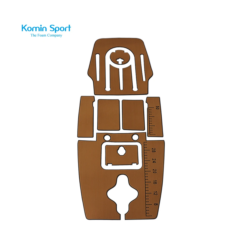 Komin Sport EVA Foam Faux Teak Decking Sheet Boat Yacht Marine Flooring with Self Adhesion