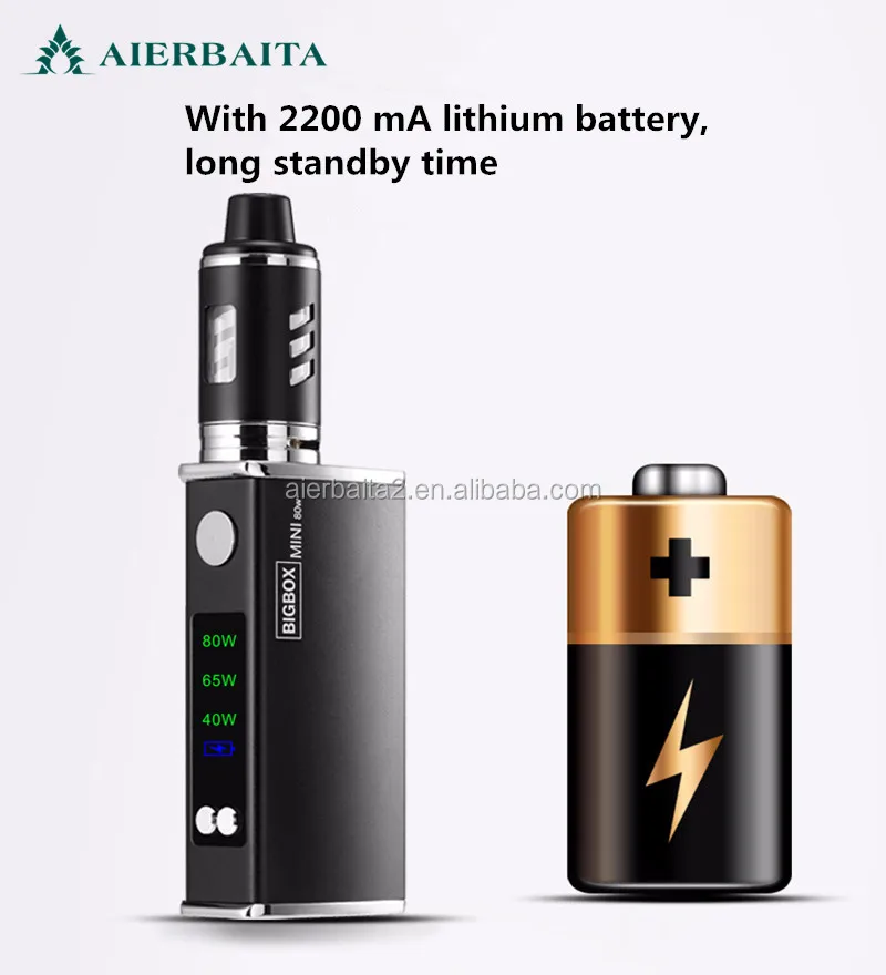 2019 Latest Vape mods 80W 2200mah battery mechanical Box MOD for ecig