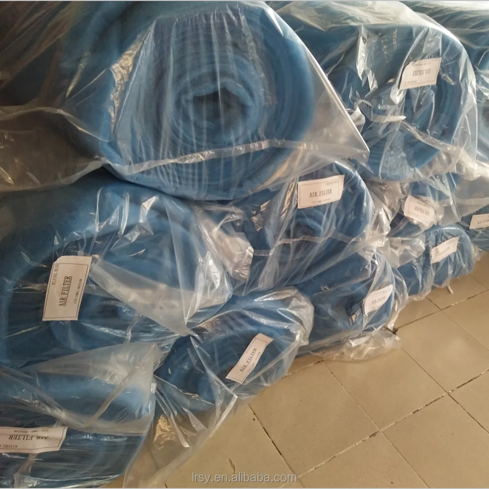 Eco-friendly polyester filter pad dust filtering premium padding and deodorant effect coarse filter cotton