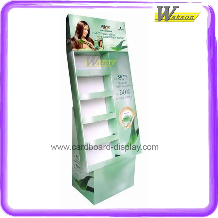 
hot sale good quality shelf design cardboard display stand for Aloe Mask 