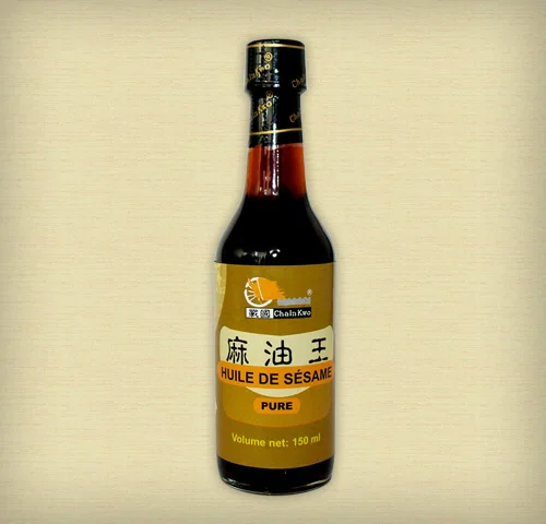 
Natural and 100% pure black sesame oil with 1L PET plastic packing 