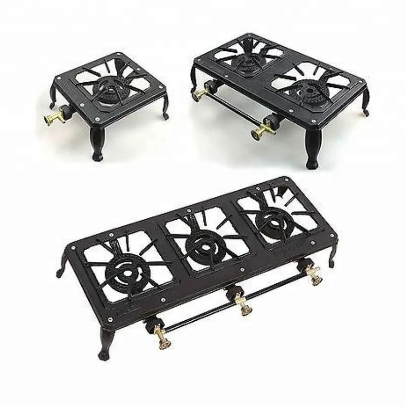 Portable Single Stove Cast Iron Gas Burners for Outdoor Cooking