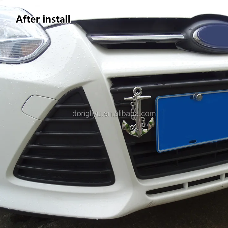 Custom 3d chrome body stickers, plastic sign made in china