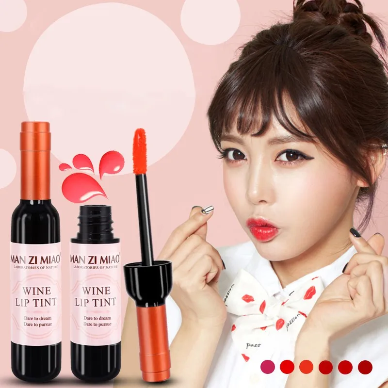 À Prova D’ Água coreano Vinho Tinto Forma Lip Tint Bebê