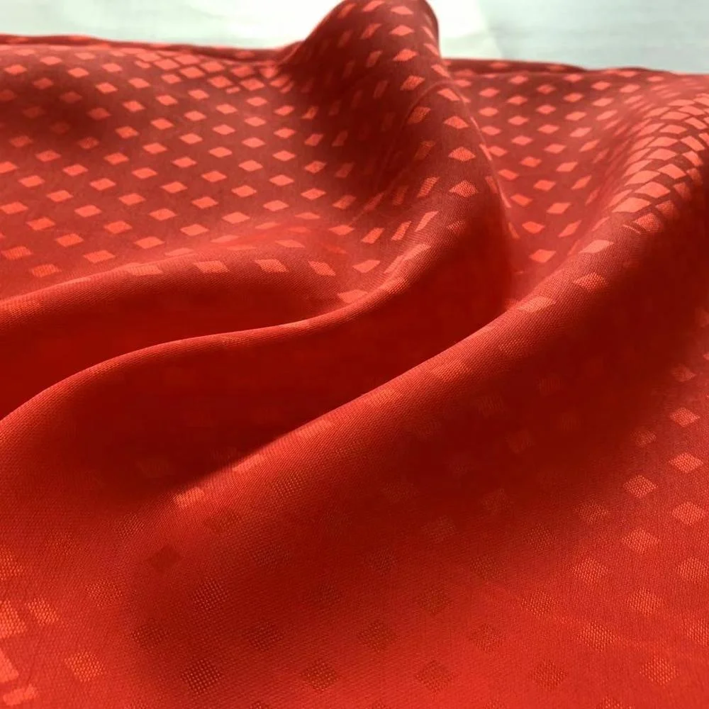 Shaoxing Polyester Textile Wholesale Satin Jacquard Fabric for Pajamas