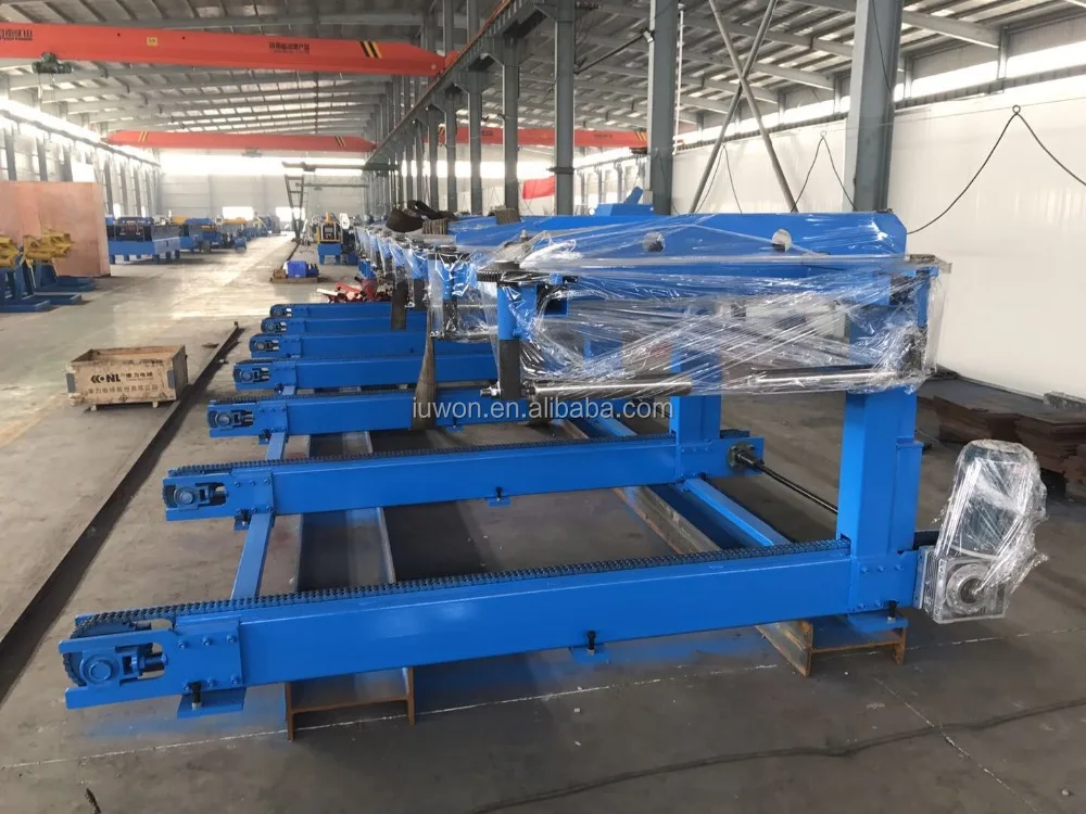 Colored Steel Roof Panel Wall Sheet Auto Stacker Machine for Roll Forming Line