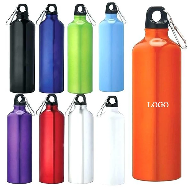 promotional colorful reusable 20 Oz metal aluminum sports water bottle