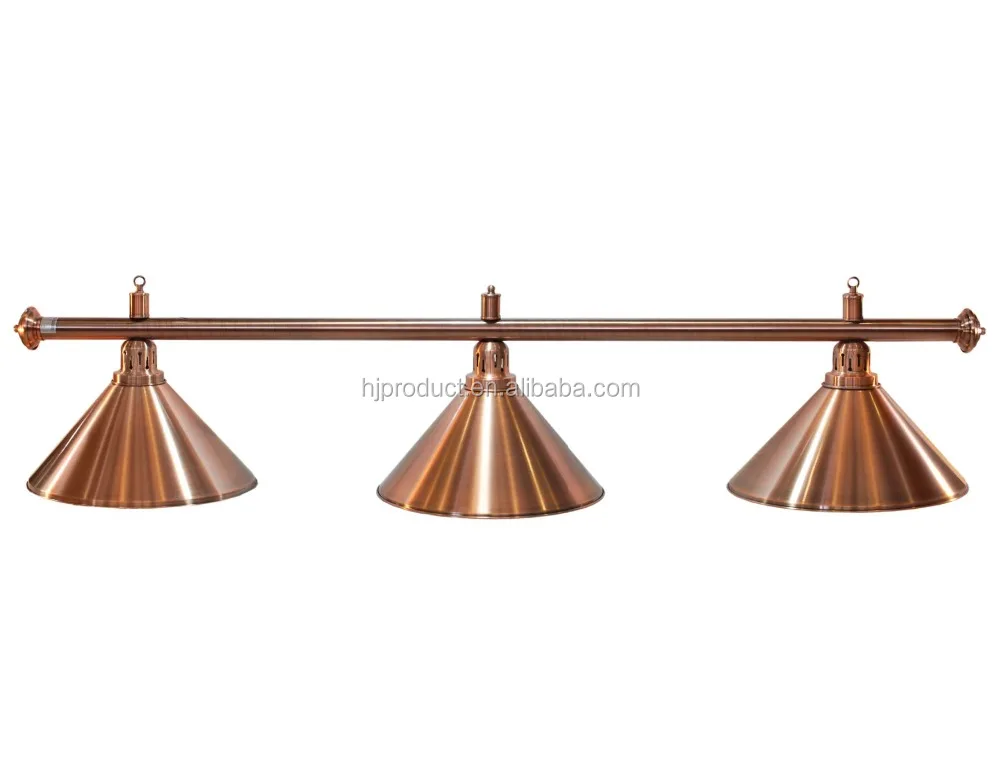 Classic design 3 shades billiard snooker table lamp , pool table light