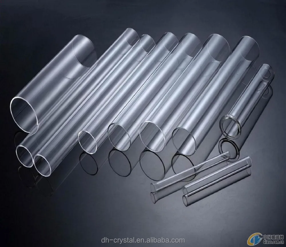 Heat Resistant Quartz Glass spiral quartz glass tube