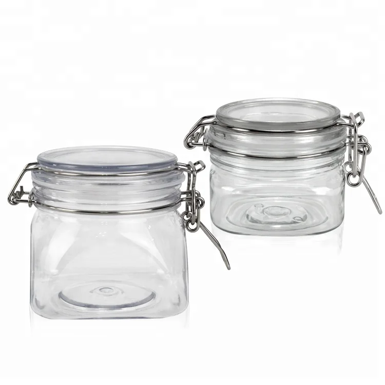 Jar Packaging Container Pomadtransparentrhdped Plastic 5ml 15 Ml 100 Ml 250 Ml 500 Ml 600ml 700ml 4 Oz 8 Oz Skin Care PET CN;GUA