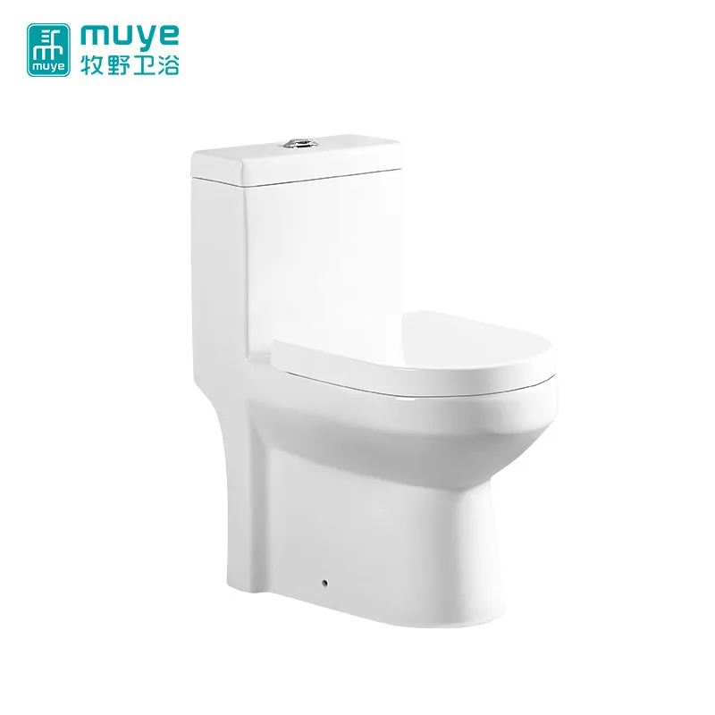 Китайский поставщик, сберегающий пространство удлиненный S-Trap сифонический цельный туалет