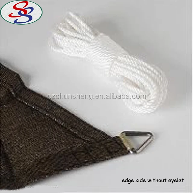100% virgin HDPE outdoor sun shade sail with 90% shade rate