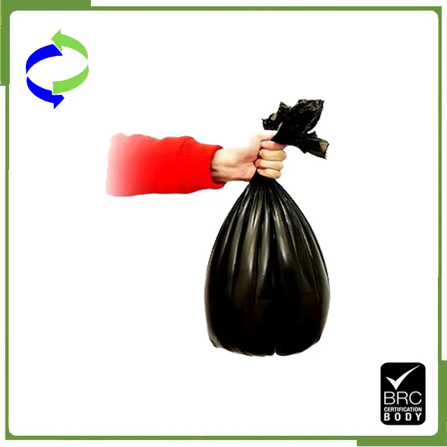 HDPE And LDPE Plastic Disposable Trash Bags with Many Colors