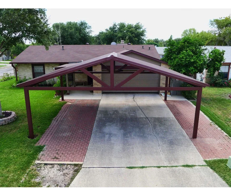 6x9x3,5 м Высокопрочное укрытие для велосипеда/оцинкованная металлическая навес