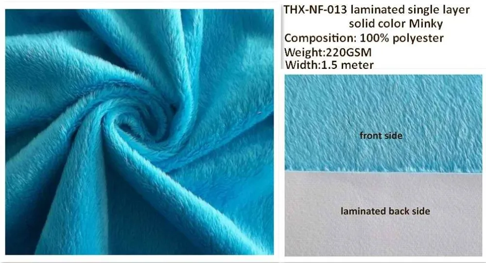 waterproof  minky  fabric