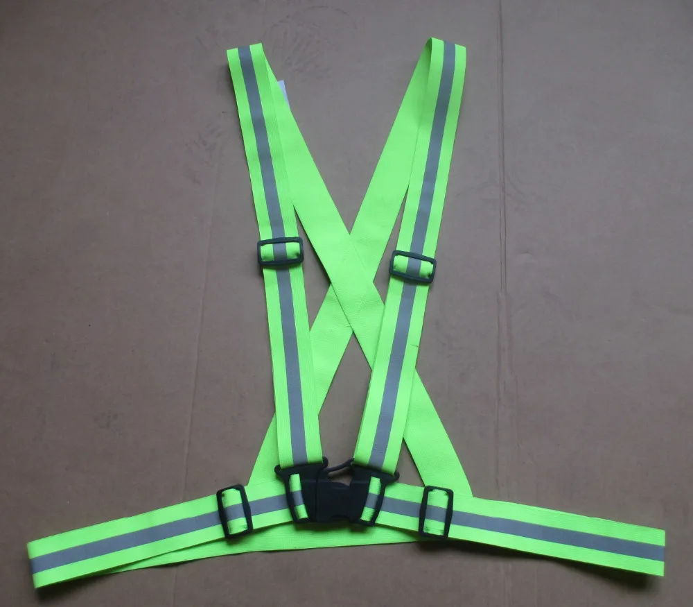 
Hi-vis Reflective Safety Belt Motorcycle, SafetyBelt Buckle Disjointing 