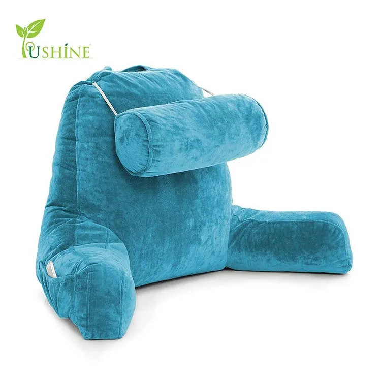 Home Fashions Bed rest pillow with arms read pillow/ ipad watching pillow