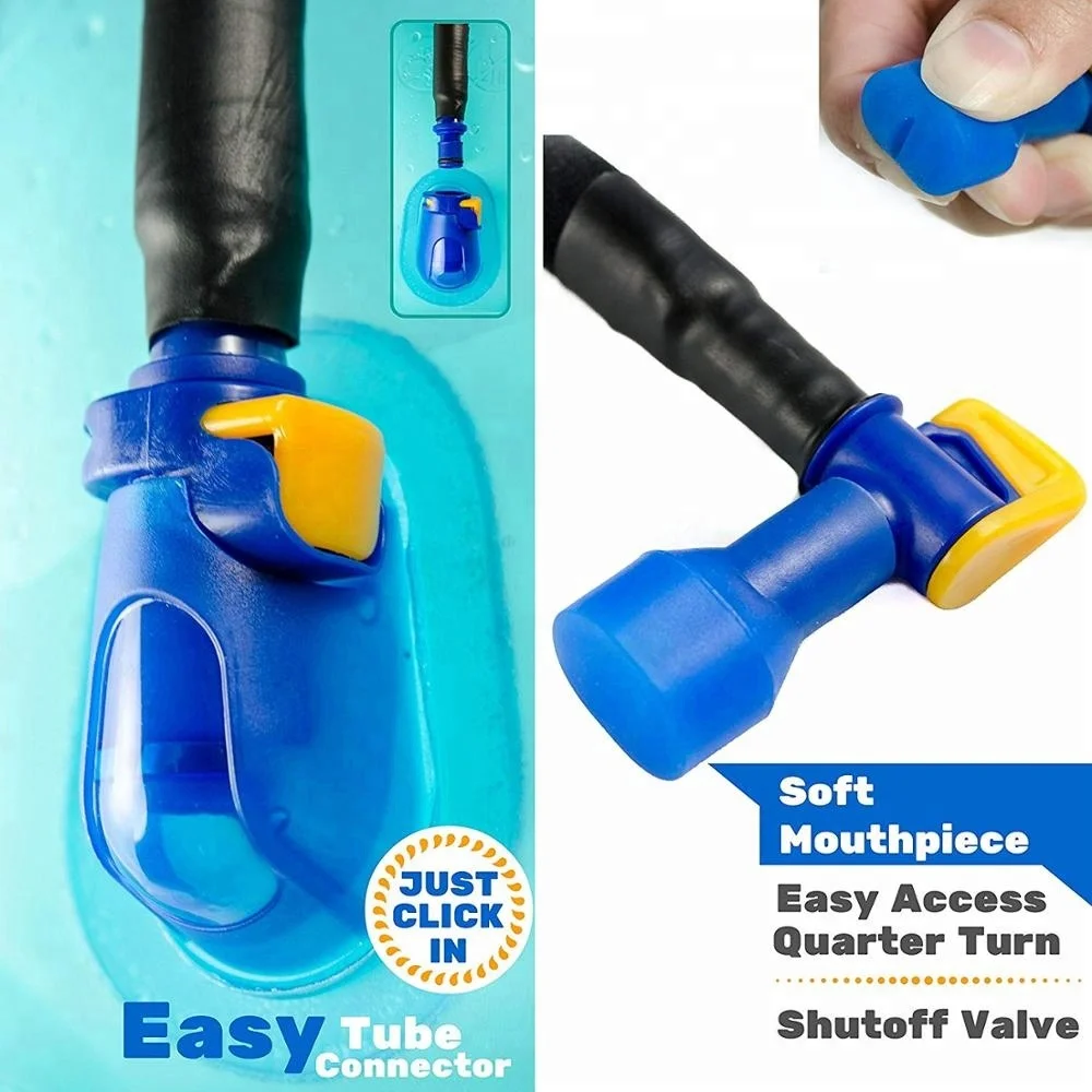 LE CITY BPA Free 2L TPU PEVA portable bag water outdoor hydration bladder