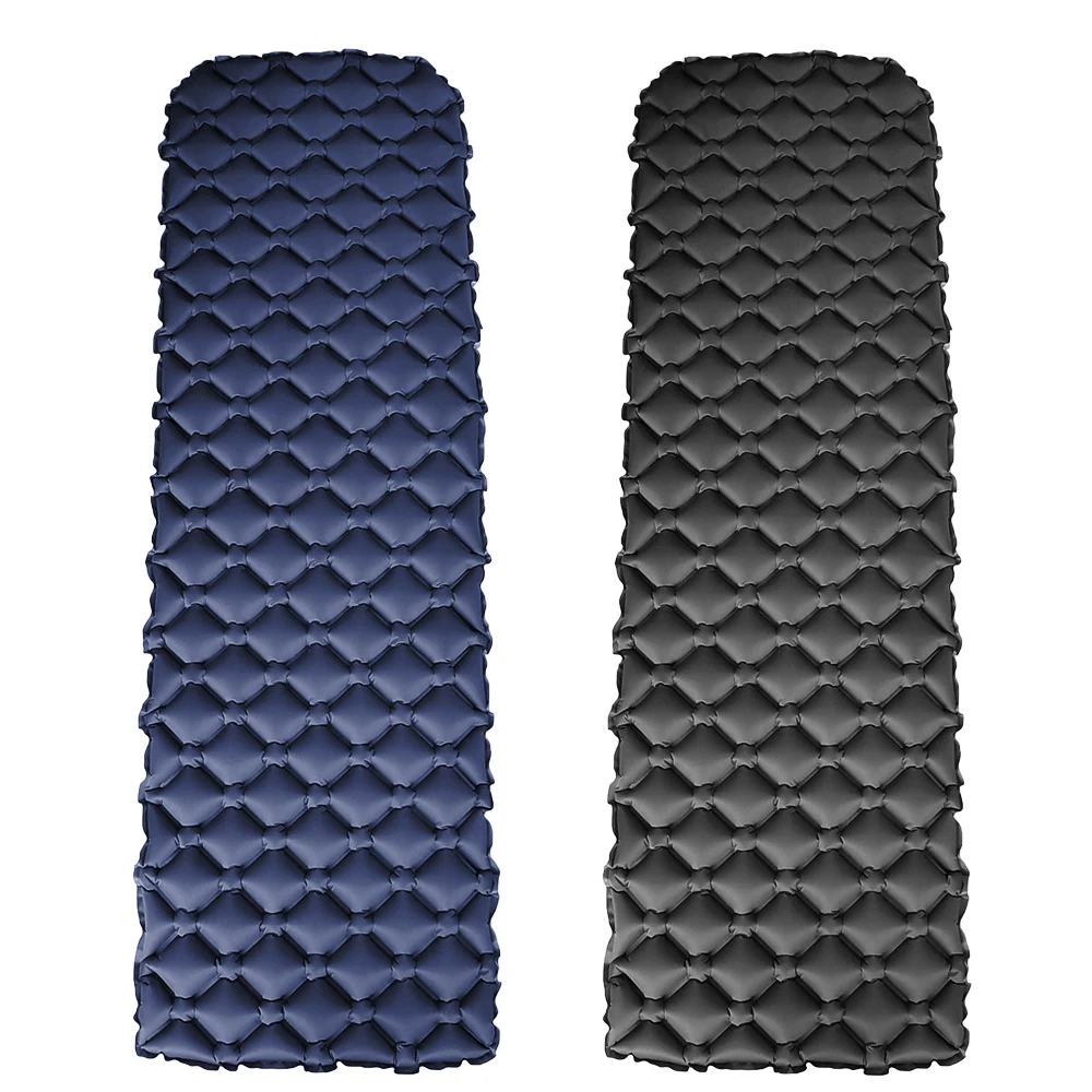 
Compressible ultralight single size air inflating camping sleeping beach sleeping mat picnic mattress 