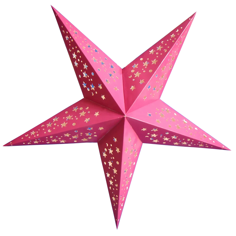 Origami decoration LED paper lantern star shape ceiling lamp