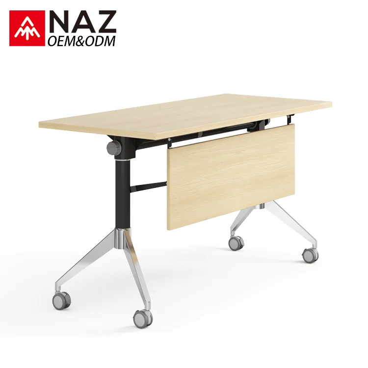 
Hot selling high quality folding training table with wheel for training room 