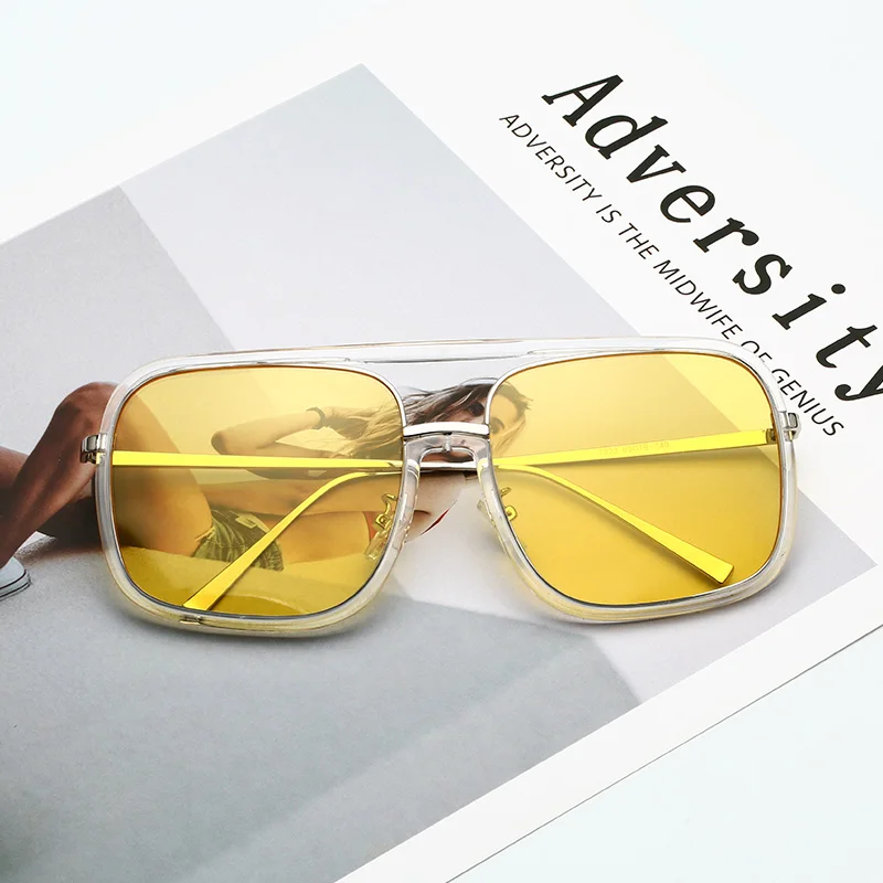 1333 Fashionable Cat 3 uv400 Square Sun glasses Oversized ladies Sunglasses 2018