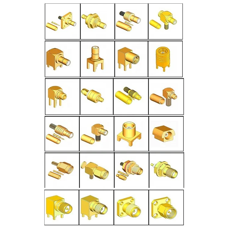 China suppliers cable mount plug for optic connector accessories,pins,nuts, clamps,spares parts PCB cable mount angle jack plug