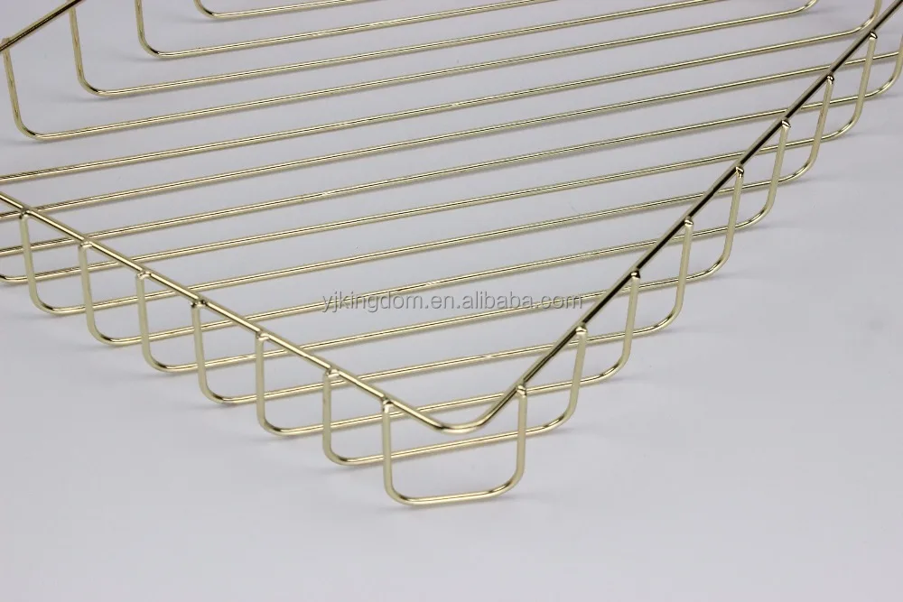 OEM 550-26 Nordic Style Metal Gold A4 Letter Paper File Organizer Document Tray