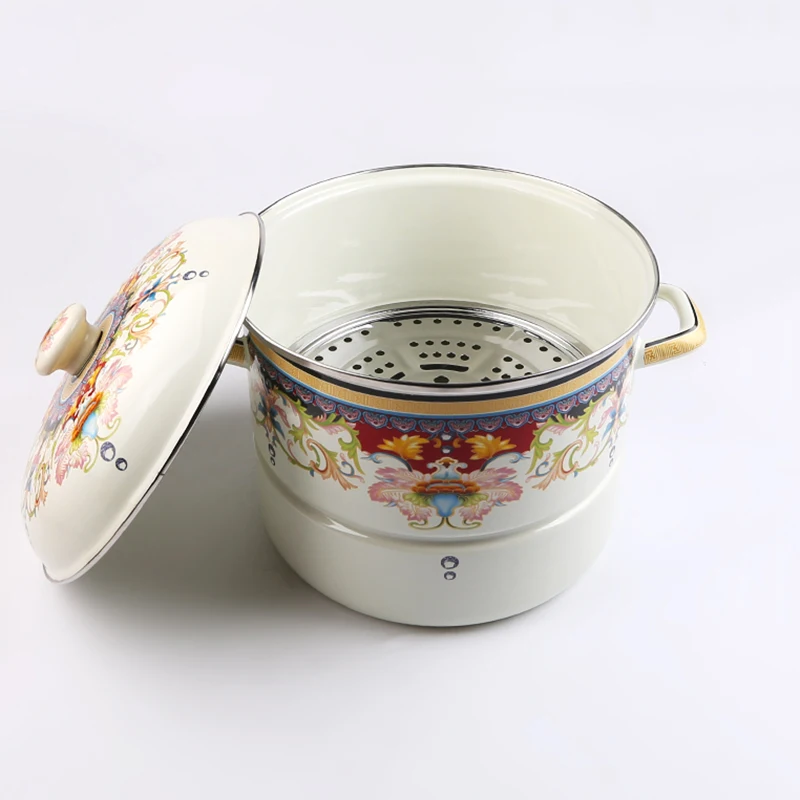 Royal noble enamel pot set