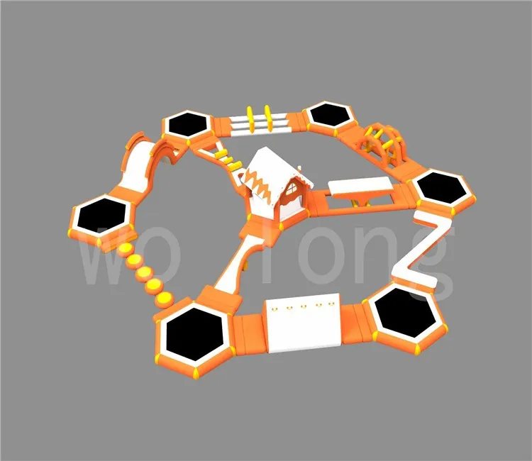 
Water Park Sports Inflatable Water Floating Bridge 