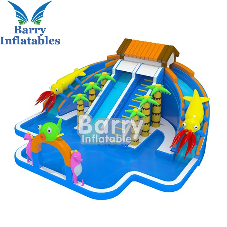 Оборудование для парка джунглей, надувной аквапарк для завода во дворе