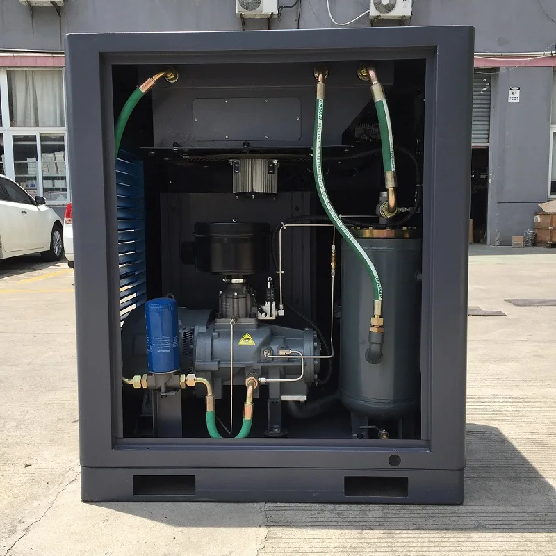 50 HP PM двигатель с регулируемой частотой вращающегося винтового воздушного компрессора