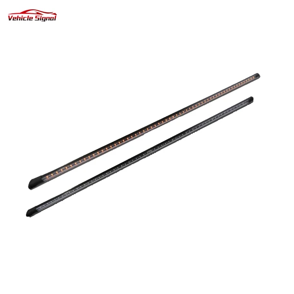 
12V Amber Led Running Board Light bar 16W Waterproof Red Led Running Side Step Warning Strobe Light for Police 