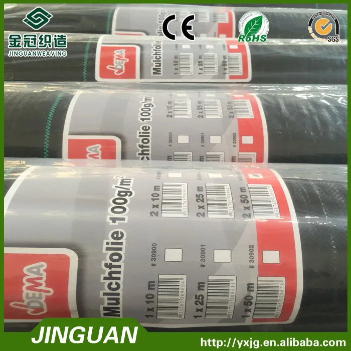 agricultural black plastic UV3% weed control mat supplier