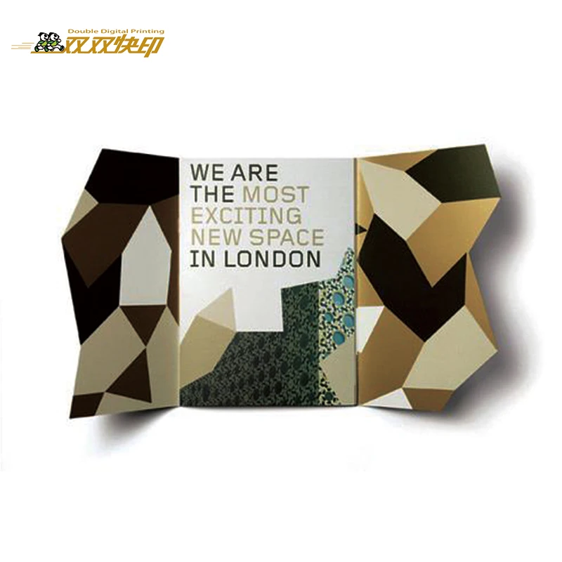 Custom Printing High Quality Watches Jewelry Instructions Folding Pages Brochure Flyers Business Offset Printing