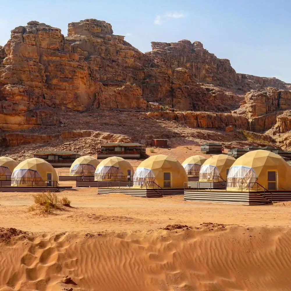 Luxury PVDF Outdoor Glamping Mountain Dome House Hotel Tent