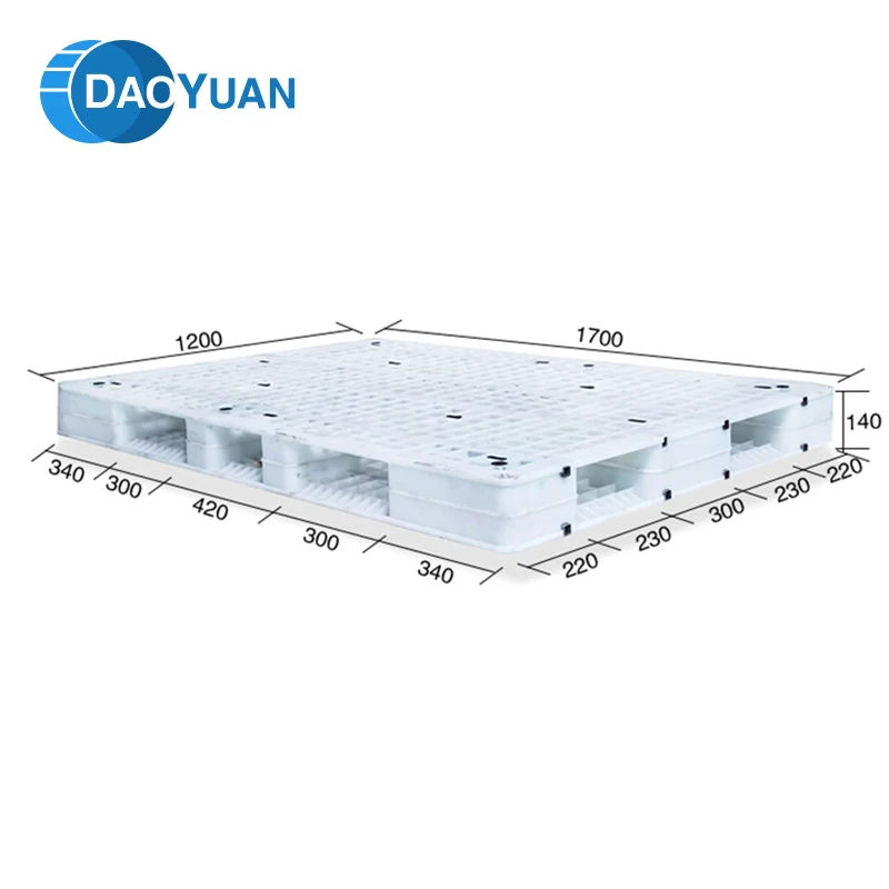
Easy to clean manufactures warehouse double faced 4 way entry plastic pallets for sale 