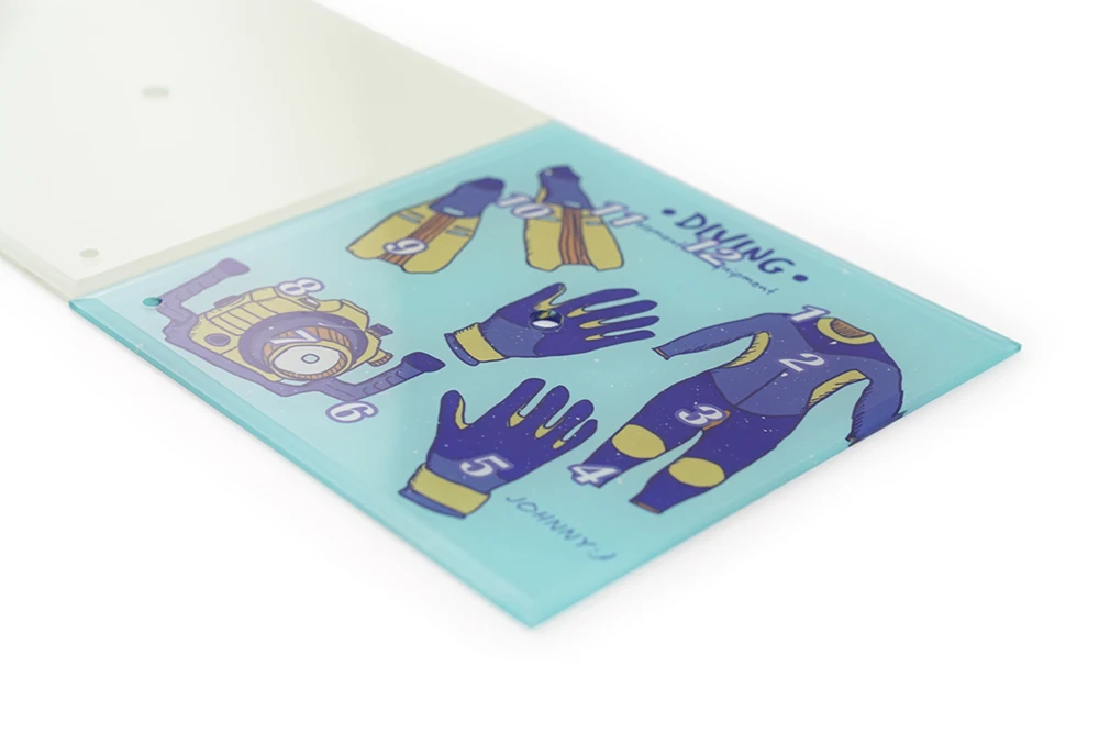 Promotional Customized Gift Souvenir Sublimation Square Glass Clock