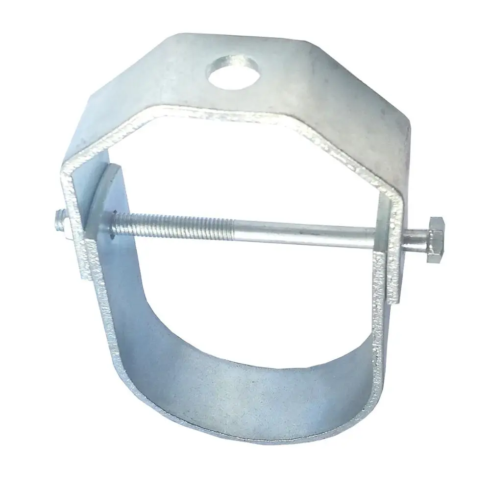 Galvanized steel clevis pipe clamp
