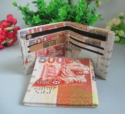 Мода новый дизайн горячей продажи холст обмен бумажник деньги кошелек