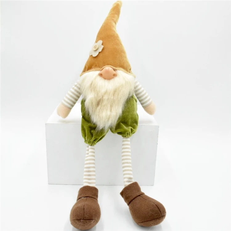 Nordic European Style Easy Spring Decorating Ideas For The Home Plush Easter Gnome Decor With Yellow Hat Decorations
