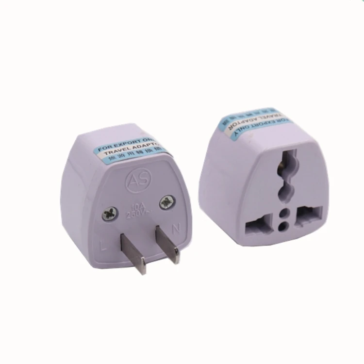 
CE universal travel adapter 2pin plug converter USA plug 