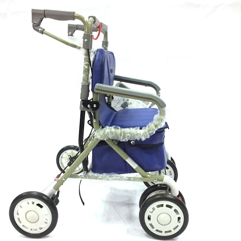 
SG approval aluminum lightweight adult rollator elderly walker 