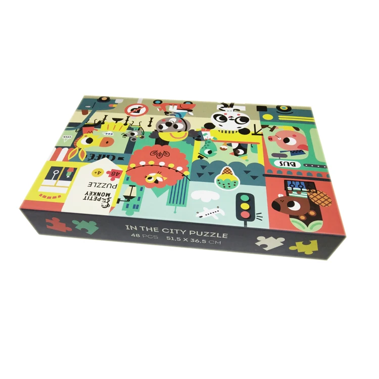 Large Pieces Custom Educational Floor Puzzle