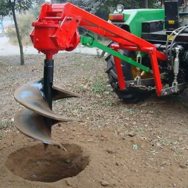 Agriculture equipment post hole tractor PTO earth auger for sale digging hole