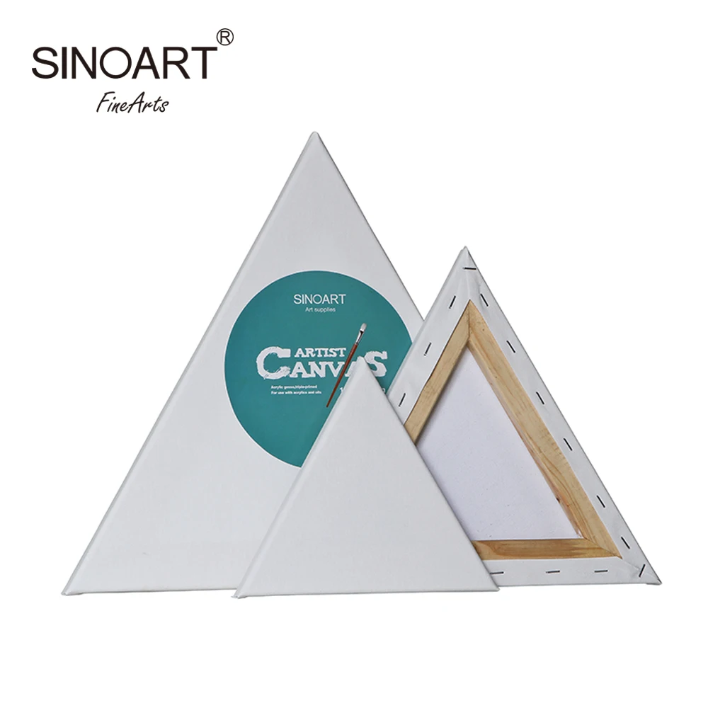 
Customized Good Quality Special Shape White Artist Canvas Panel For Student Paint supplier 