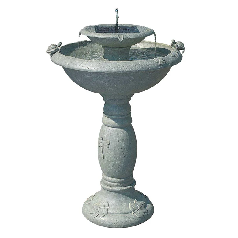 Customized Park Square Landscape Fountain,White Black Carving Granite Stone Courtyard Villa Decoration,Stone Fountain